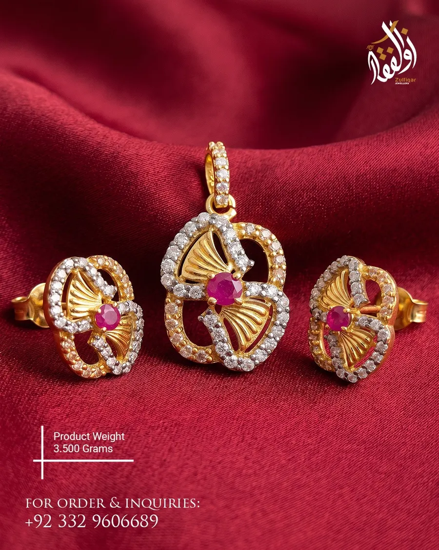 Pendants & Sets by Zulfiqar Jewellers, design 3