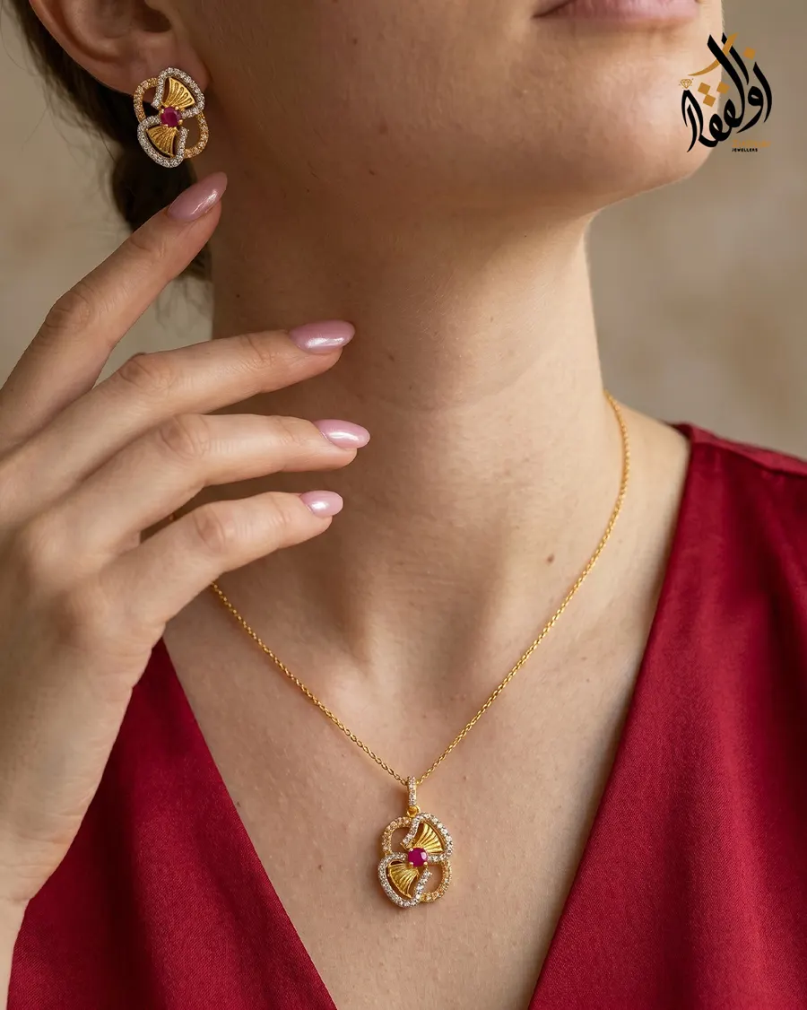 Pendants & Sets by Zulfiqar Jewellers, design 4